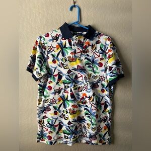 POLO Ralph Lauren Classic Fit Teddy Bear Beach  Polo Shirt, Size Small, Men’s